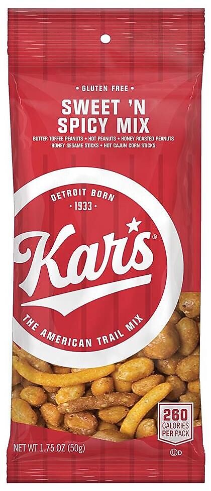 Kar's Variety Trail Mix, 1.75 oz., 24 Bags/Pack (KAR08361)
