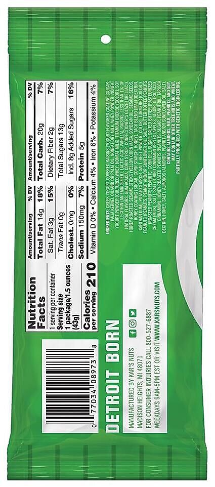 Kar's Variety Trail Mix, 1.75 oz., 24 Bags/Pack (KAR08361)
