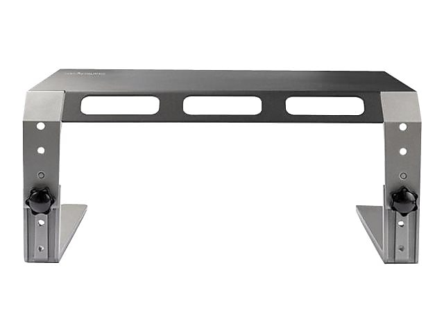 StarTech Monitor Riser Stand - Height Adjustable - Steel & Aluminum Stands, Up to 32", Gray (MONSTND)