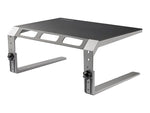 StarTech Monitor Riser Stand - Height Adjustable - Steel & Aluminum Stands, Up to 32", Gray (MONSTND)
