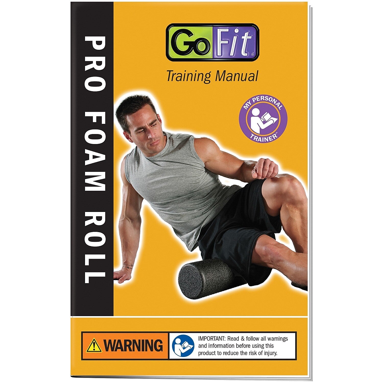 Gofit Professional Foam Roller, Multicolored (GOFGFPROFR)