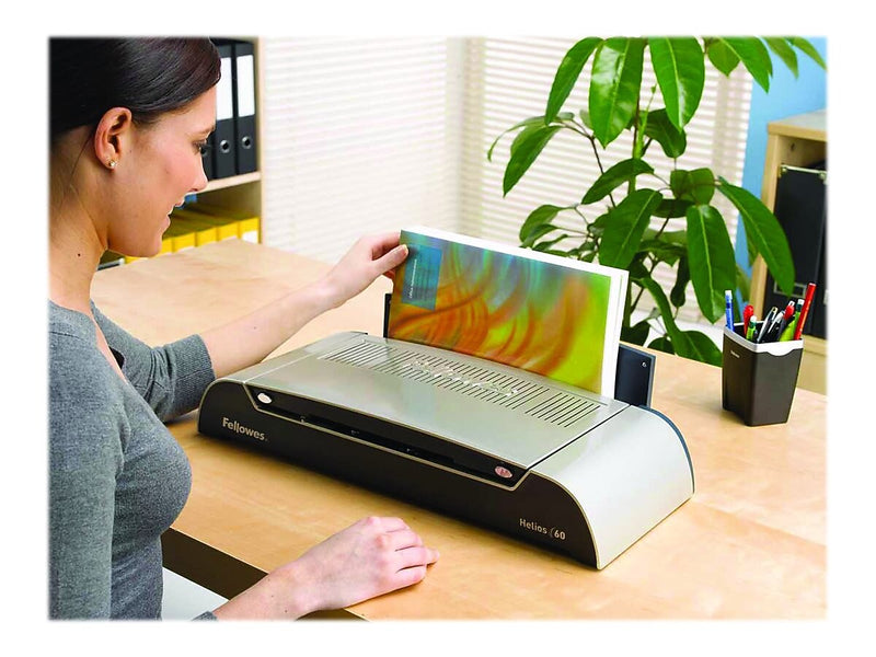 Fellowes Helios 60 Thermal Binding Machine, 600 Sheet Capacity, Platinum/Graphite (5219501)