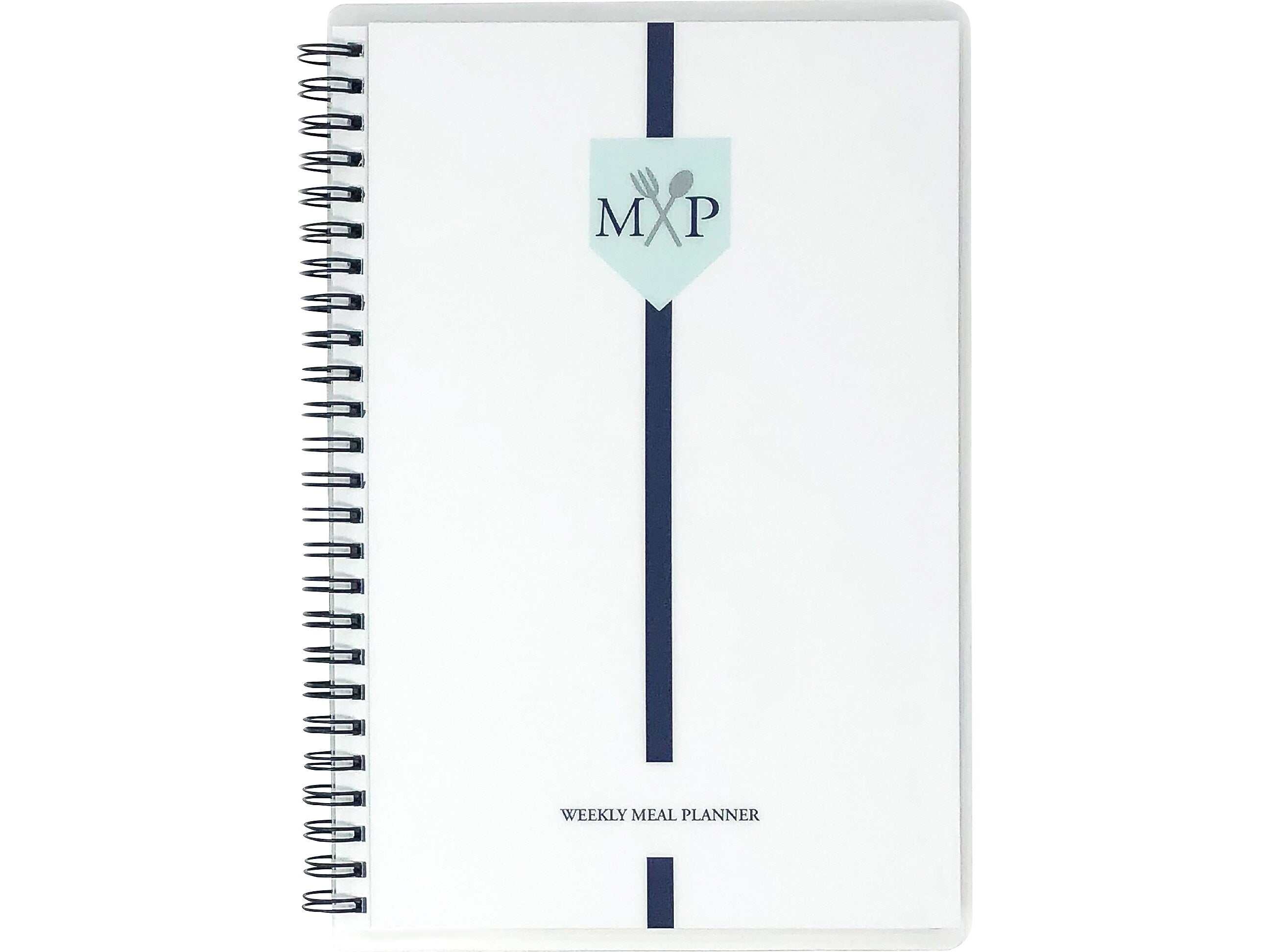 Undated Kahootie Co. 5.5" x 8.5" Meal Planner, White (ITKMEALW)