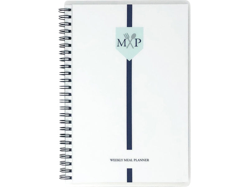 Undated Kahootie Co. 5.5" x 8.5" Meal Planner, White (ITKMEALW)