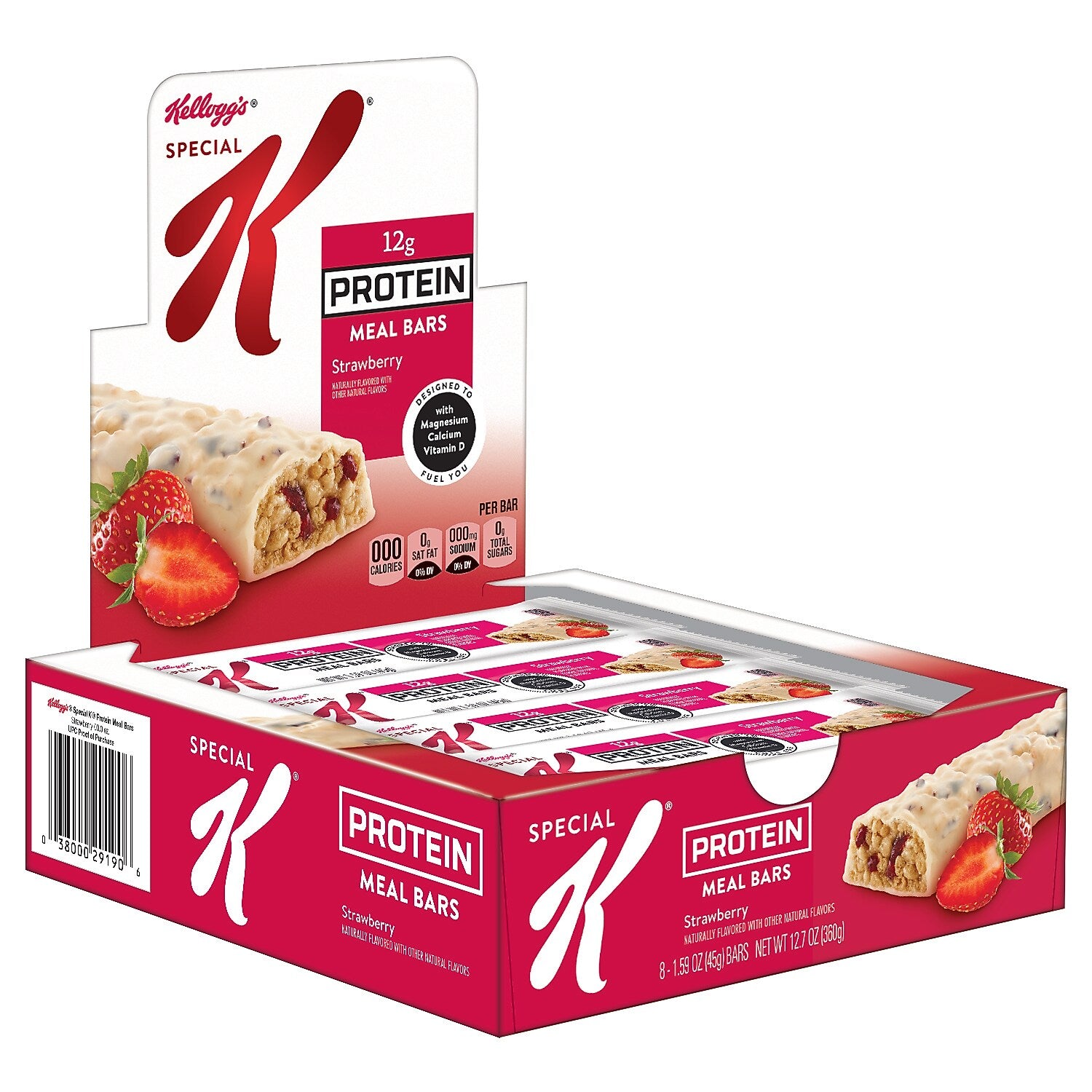Special K Strawberry Protein Bar, 1.59 oz., 8 Bars/Box (KEE29185)