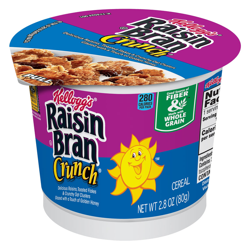 Kellogg's Raisin Bran Crunch Cereal, 2.8 oz., 6/Box (KEE3800012474)