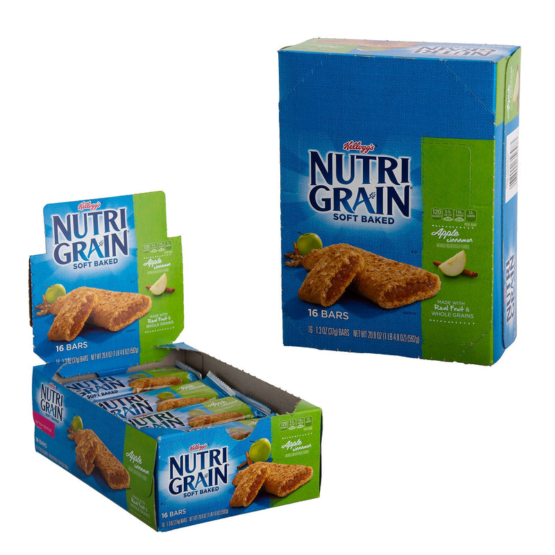 Nutri-Grain Apple Cinnamon Breakfast Bar, 1.3 oz., 16 Bars/Box (511370)
