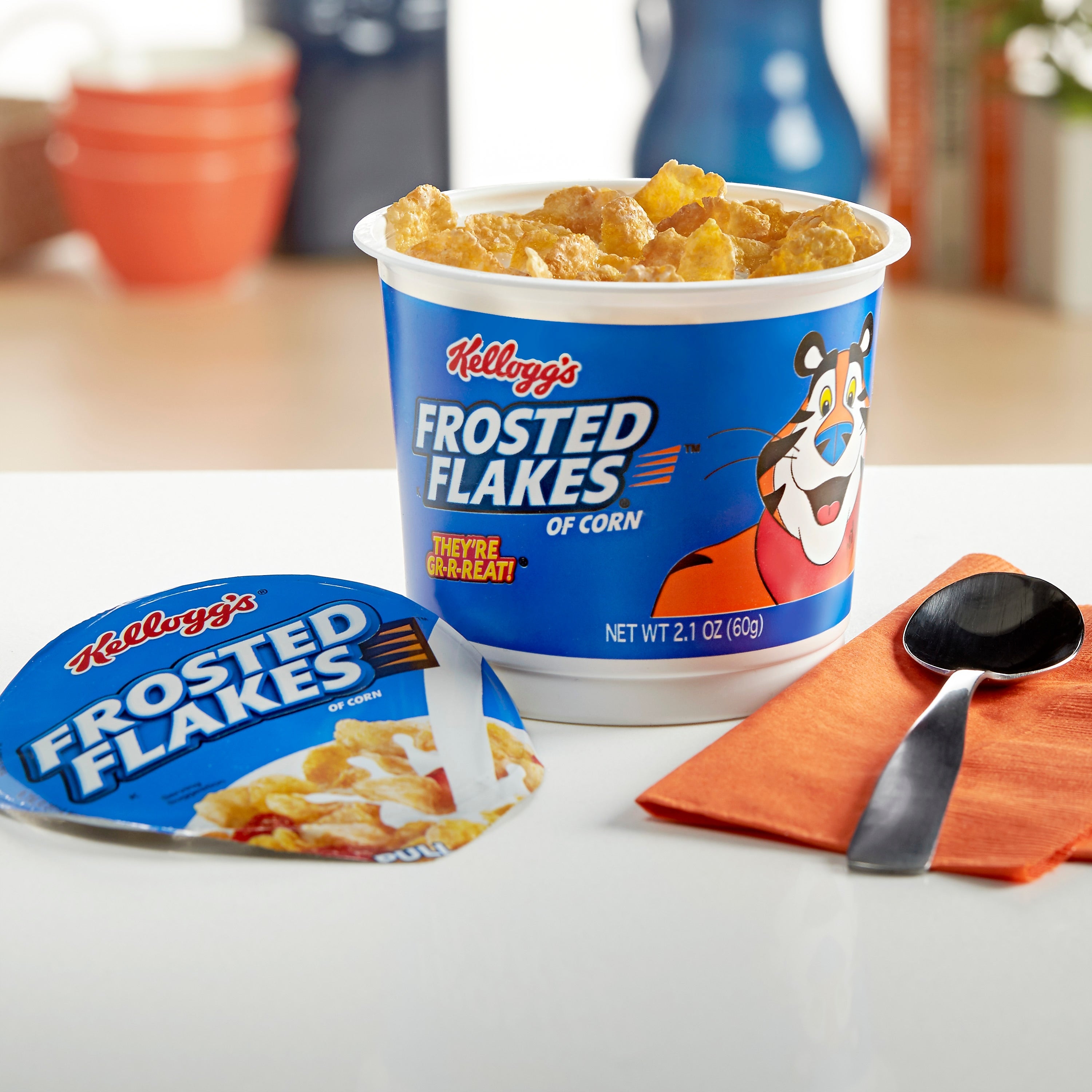 Frosted Flakes Cereal, Corn, 2.1 oz., 6/Box (12468)