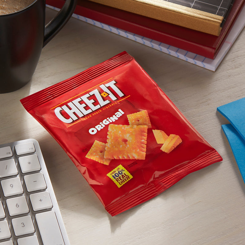 Sunshine Cheez-It Crackers, 1.5oz Single-Serving Snack Pack, 8/Box (KEB12233)