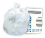Heritage AccuFit 55 Gallon Industrial Trash Bag, 40" x 53", Low Density, 0.9 Mil, Clear (H8053TC R01)