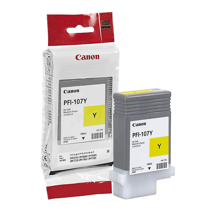 Canon 107 Yellow Standard Yield Ink Cartridge (6708B001)