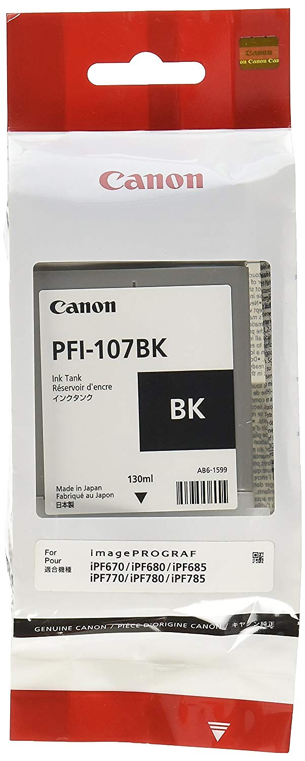 Canon 107 Black Standard Yield Ink Cartridge (6705B001)