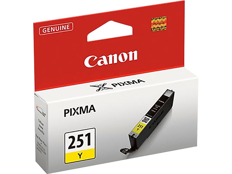 Canon 251Y Yellow Standard Yield Ink Cartridge (6516B001)