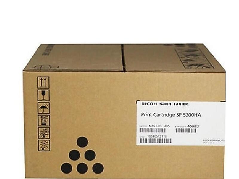 Ricoh SP 5200HA Black Standard Yield Toner Cartridge (406683-US)