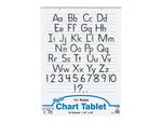 Pacon Manuscript Cover Chart Tablet, 32" x 24", White, 25 Sheets (74710)