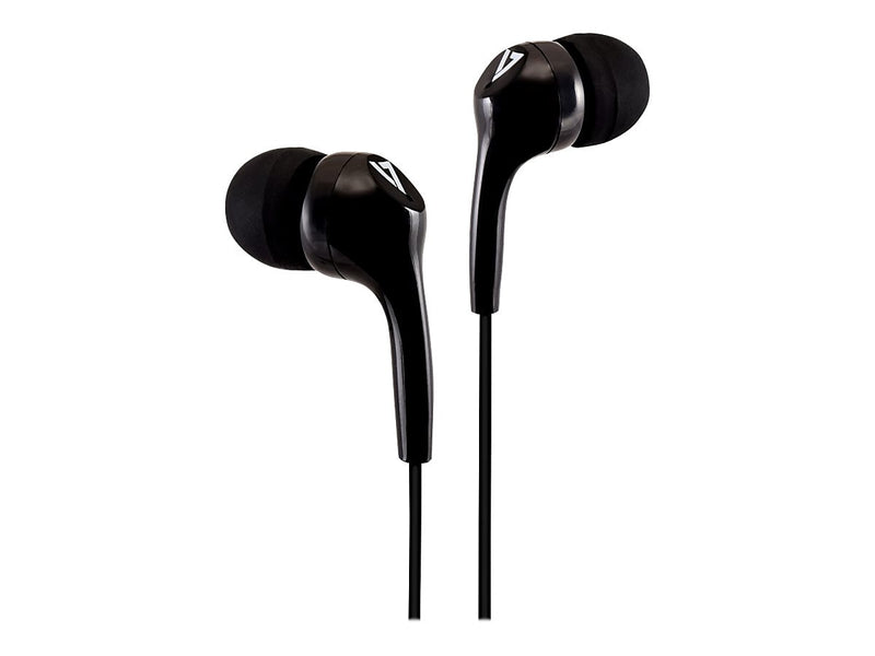 V7 Stereo Headphones, Black (HA105-3NB)