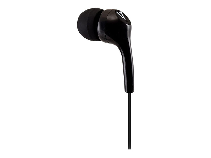 V7 Stereo Headphones, Black (HA105-3NB)