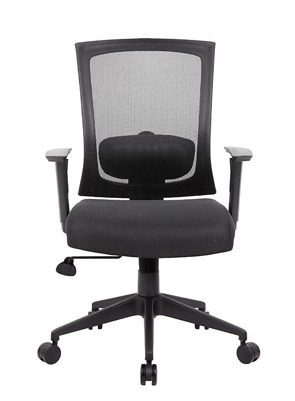 Boss Office Products Ergonomic Mesh Swivel Task Chair, Black (B6706-BK)