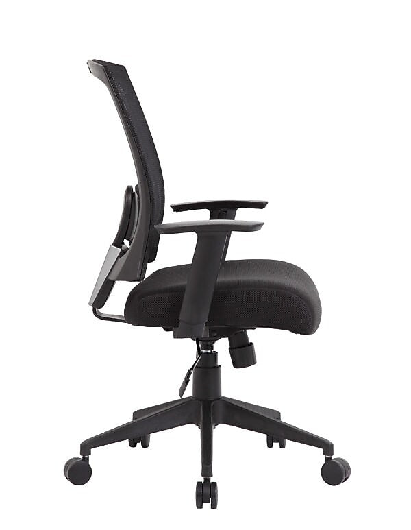 Boss Office Products Ergonomic Mesh Swivel Task Chair, Black (B6706-BK)