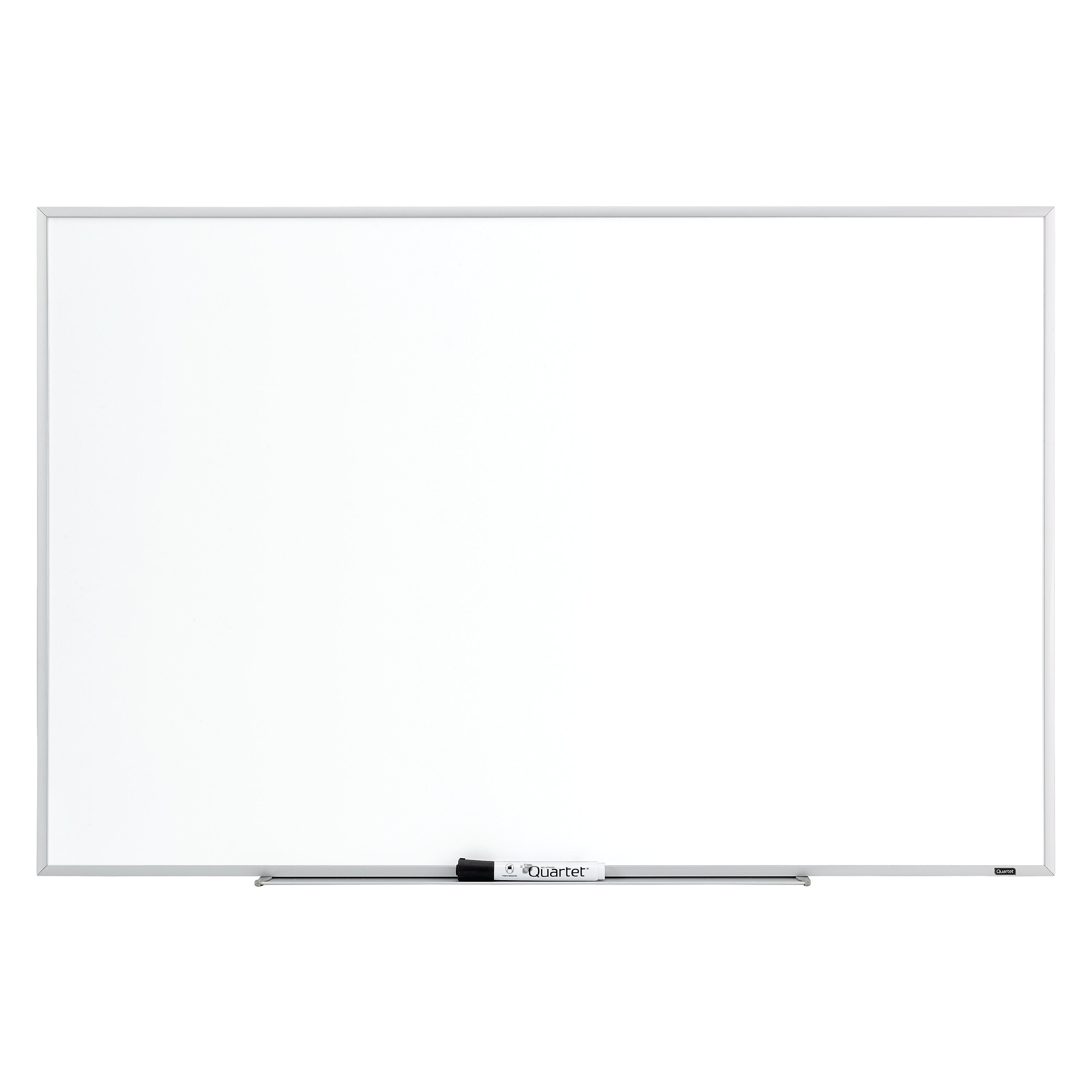 Quartet Melamine Dry-Erase Whiteboard, Aluminum Frame, 3' x 2' (75123B)