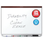 Quartet Prestige 2 DuraMax Porcelain Dry-Erase Whiteboard, 4' x 3' (P554MP2)