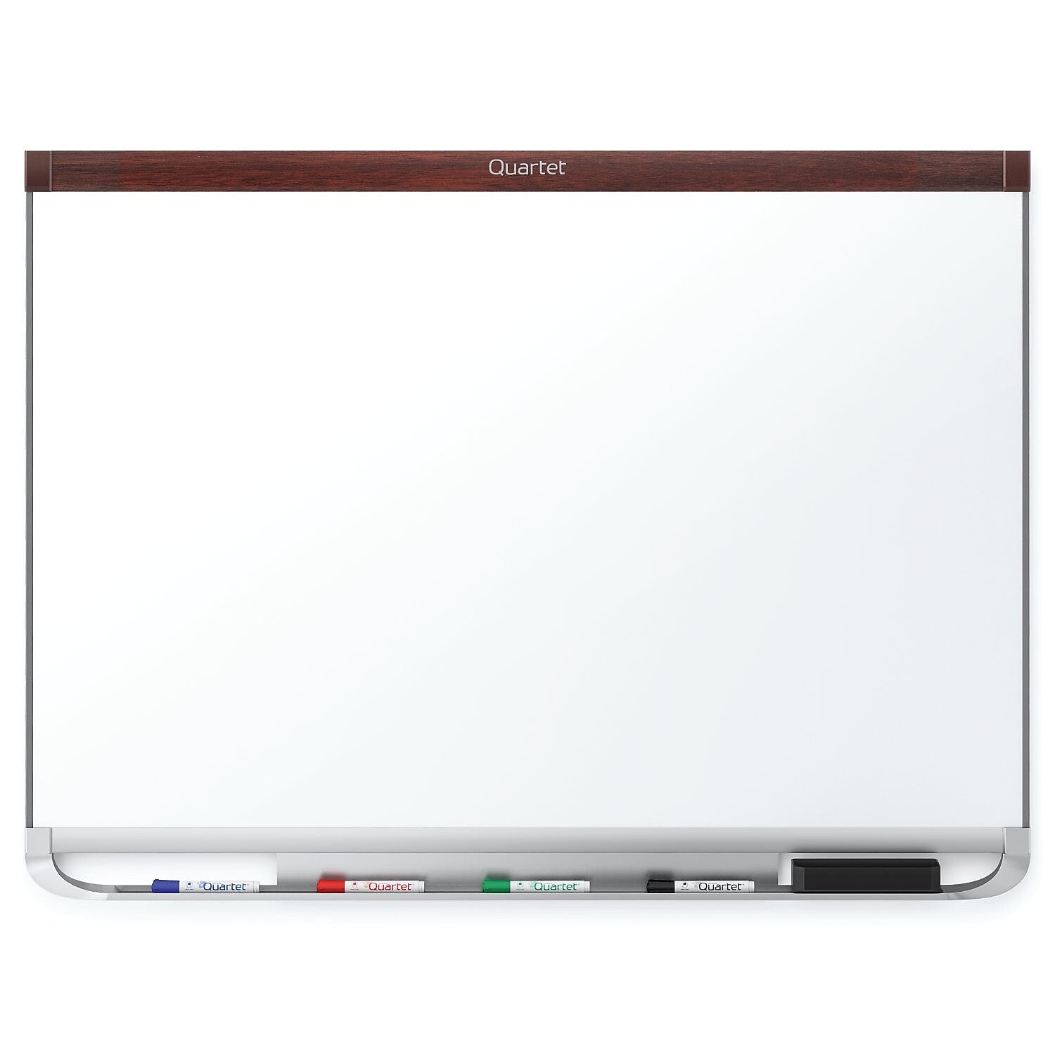 Quartet Prestige 2 DuraMax Porcelain Dry-Erase Whiteboard, 4' x 3' (P554MP2)