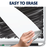Quartet Prestige 2 DuraMax Porcelain Dry-Erase Whiteboard, 4' x 3' (P554MP2)