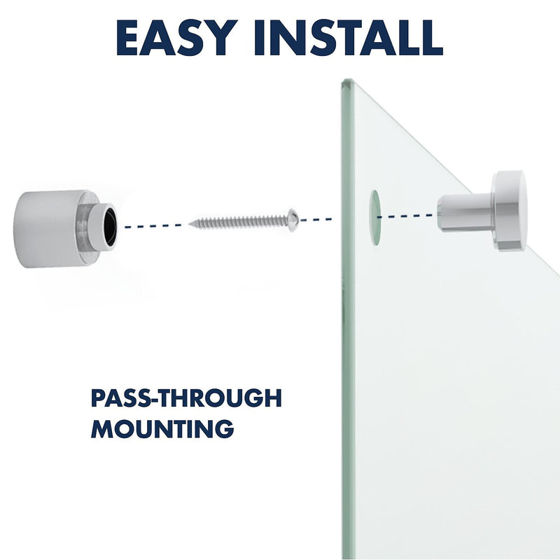 Quartet Infinity Magnetic Glass Dry-Erase Whiteboard, White, 3' x 2' (G3624W)
