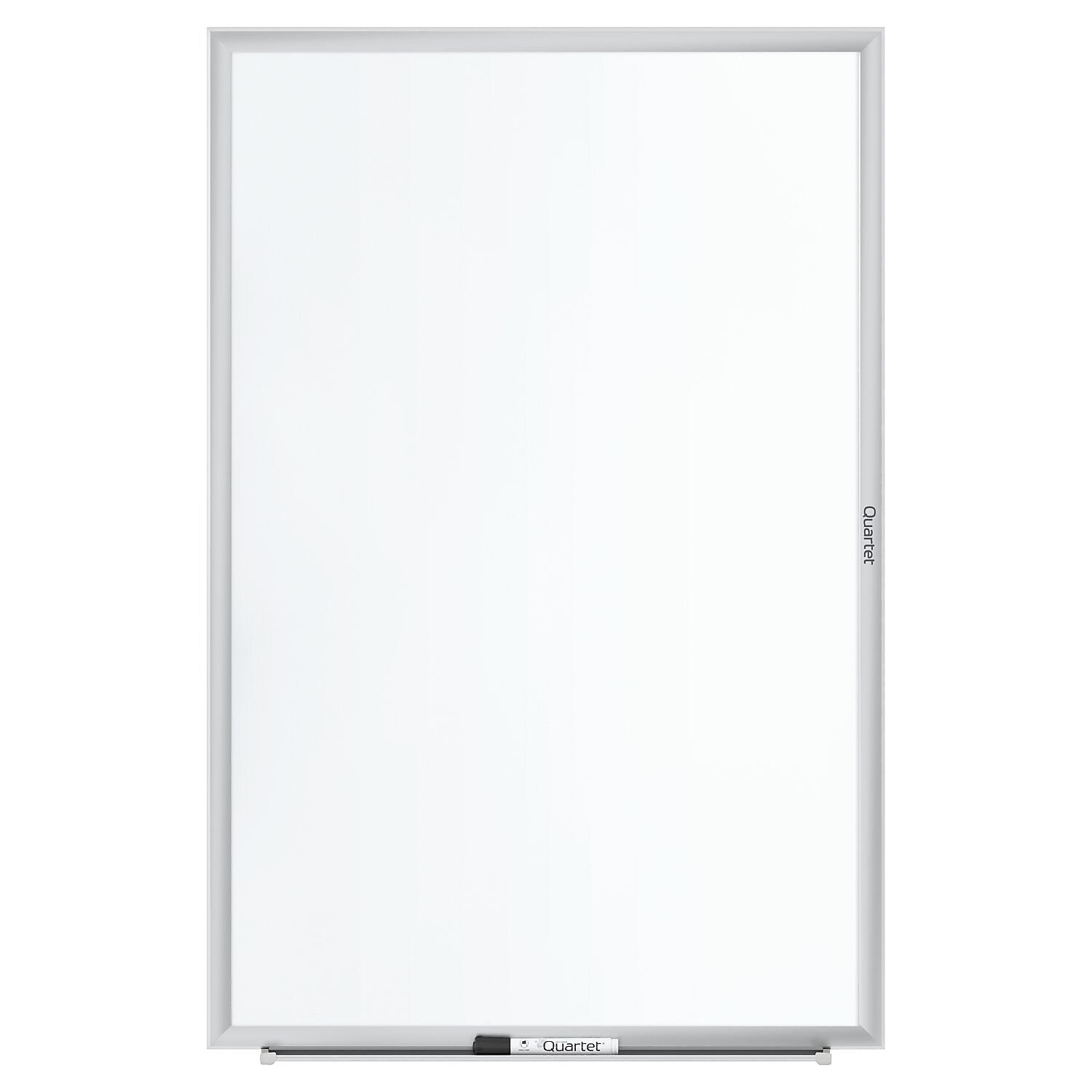 Quartet Nano-Clean Painted Steel Dry-Erase Whiteboard, Aluminum Frame, 24" x 18" (SM531)