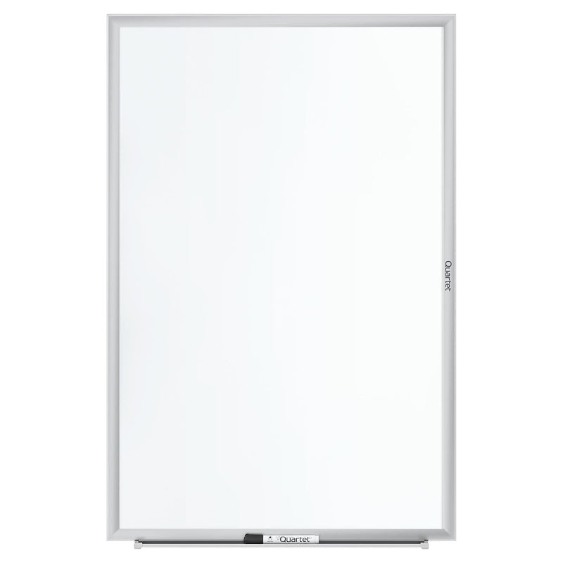 Quartet Nano-Clean Painted Steel Dry-Erase Whiteboard, Aluminum Frame, 3' x 2' (SM533)