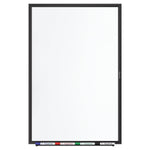 Quartet Nano-Clean Painted Steel Dry-Erase Whiteboard, Aluminum Frame, 24" x 18" (SM531B)