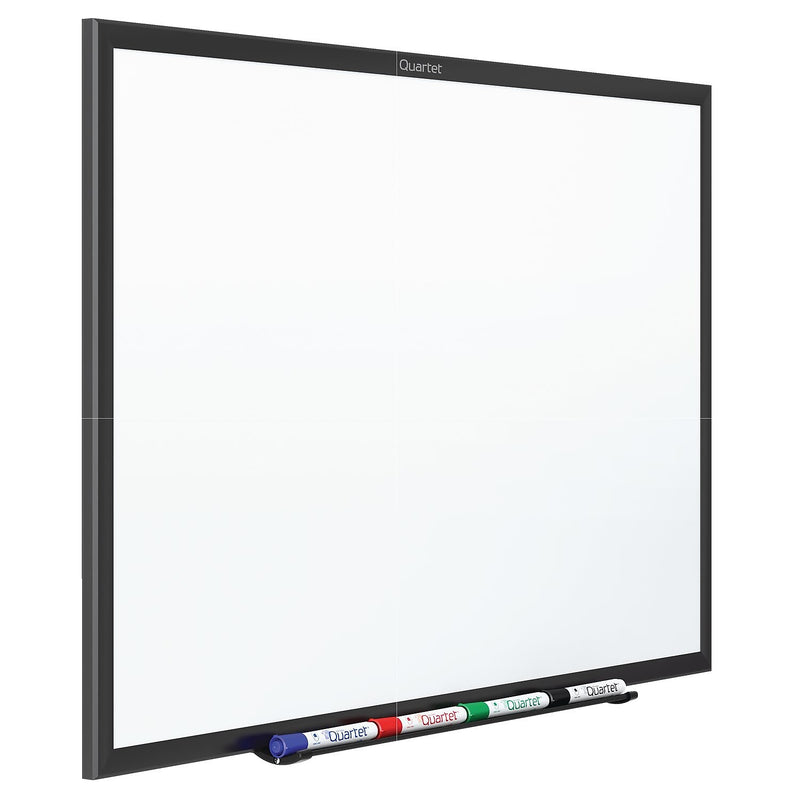 Quartet Nano-Clean Painted Steel Dry-Erase Whiteboard, Aluminum Frame, 24" x 18" (SM531B)