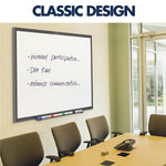 Quartet Nano-Clean Painted Steel Dry-Erase Whiteboard, Aluminum Frame, 24" x 18" (SM531B)