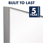 Quartet Matrix Painted Steel Dry-Erase Whiteboard, Aluminum Frame, 34" x 23" (M3423)