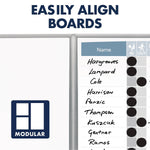Quartet Matrix Painted Steel Dry-Erase Whiteboard, Aluminum Frame, 34" x 23" (M3423)