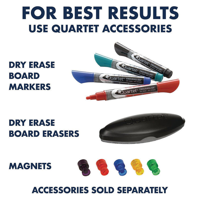 Quartet Matrix Painted Steel Dry-Erase Whiteboard, Aluminum Frame, 34" x 23" (M3423)