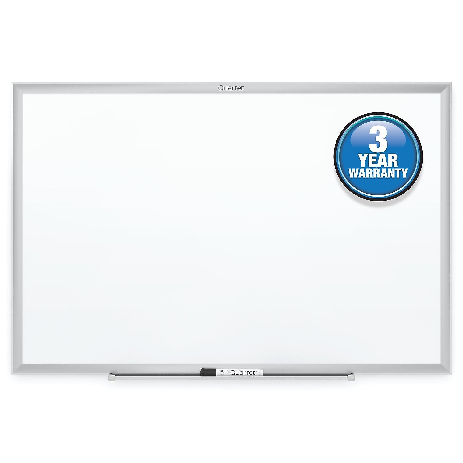 Quartet Classic Total Erase Dry-Erase Whiteboard, Aluminum Frame, 2' x 1.5' (S531)