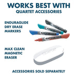 Quartet Fusion Nano-Clean Magnetic Dry-Erase Whiteboard, Anodized Aluminum Frame, 3' x 4' (NA4836FB)