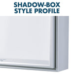 Quartet Fusion Nano-Clean Magnetic Dry-Erase Whiteboard, Anodized Aluminum Frame, 4' x 8' (NA9648F)