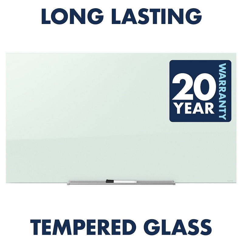 Quartet InvisaMount Glass Dry-Erase Whiteboard, 2' x 3' (G3922IMW)