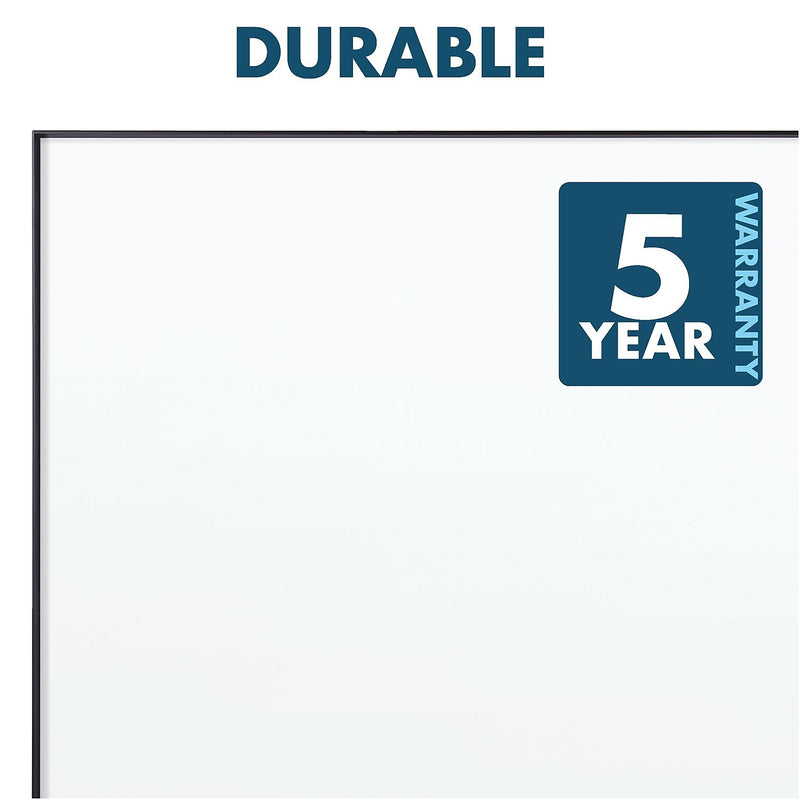 Quartet Fusion Nano-Clean Magnetic Dry-Erase Whiteboard, Anodized Aluminum Frame, 3' x 4' (NA4836FB)