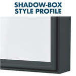 Quartet Fusion Nano-Clean Magnetic Dry-Erase Whiteboard, Anodized Aluminum Frame, 3' x 4' (NA4836FB)