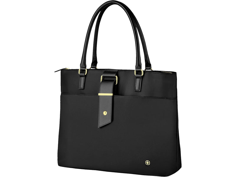 Wenger Ana Laptop Tote, Black Nylon (600772)
