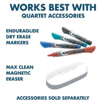 Quartet Fusion Nano-Clean Magnetic Dry-Erase Whiteboard, Anodized Aluminum Frame, 4' x 8' (NA9648F)