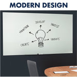 Quartet InvisaMount Glass Dry-Erase Whiteboard, 2' x 3' (G3922IMW)