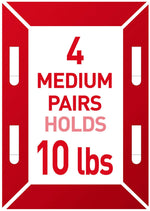 Command Medium Hanging Strips, 10 lb., White, 12/Pack (17204-12ES)