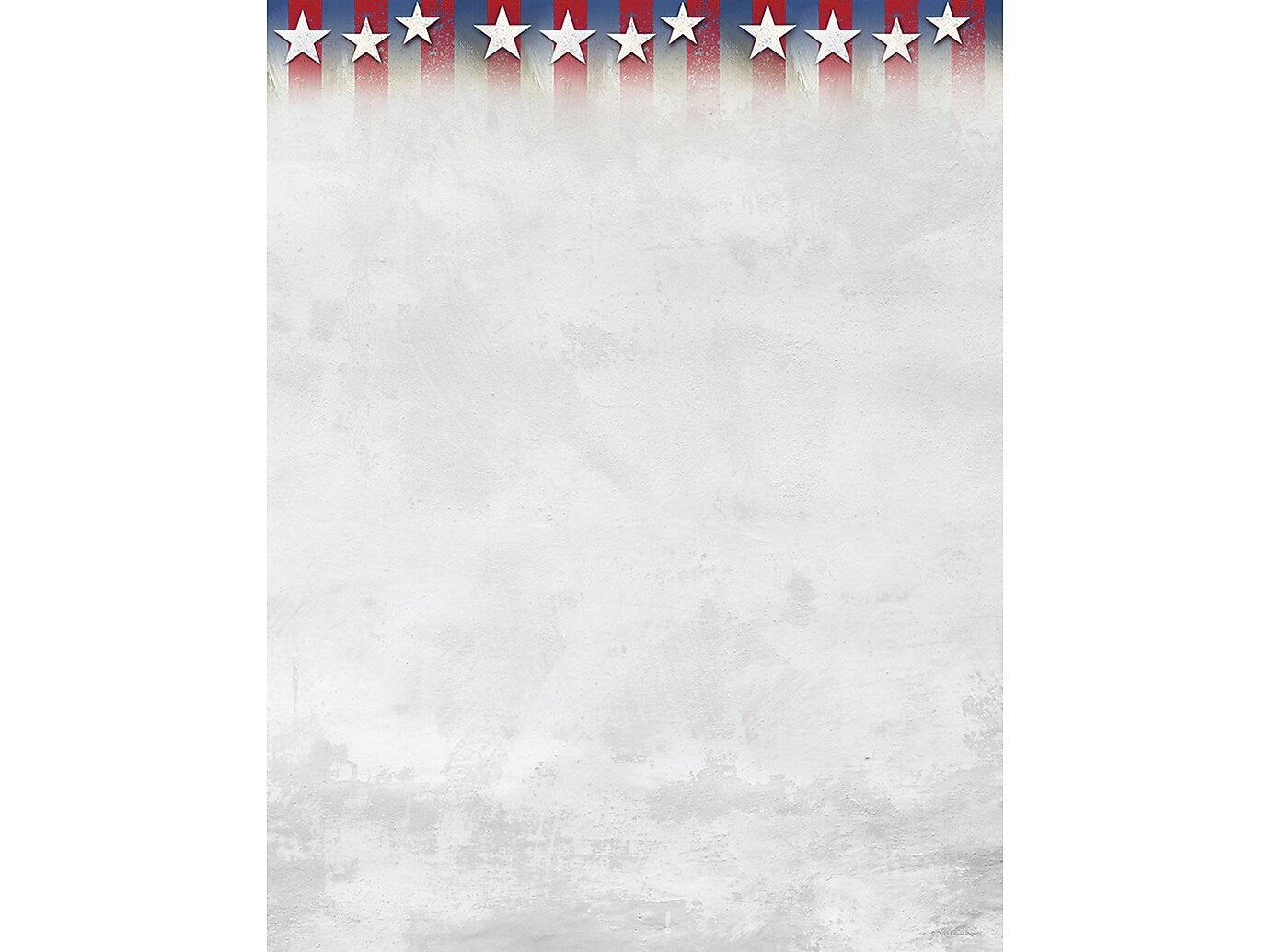 Great Papers! Stars Of Honor Patriotic Letterhead, Multicolor, 80/Pack (2019050)