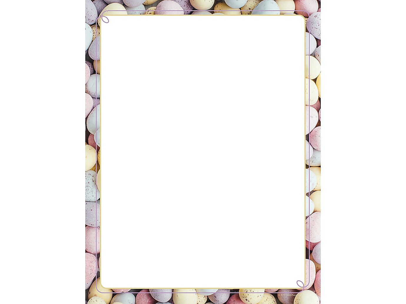 Great Papers! Speckled Eggs Spring Letterhead, Multicolor, 80/Pack (2019074)