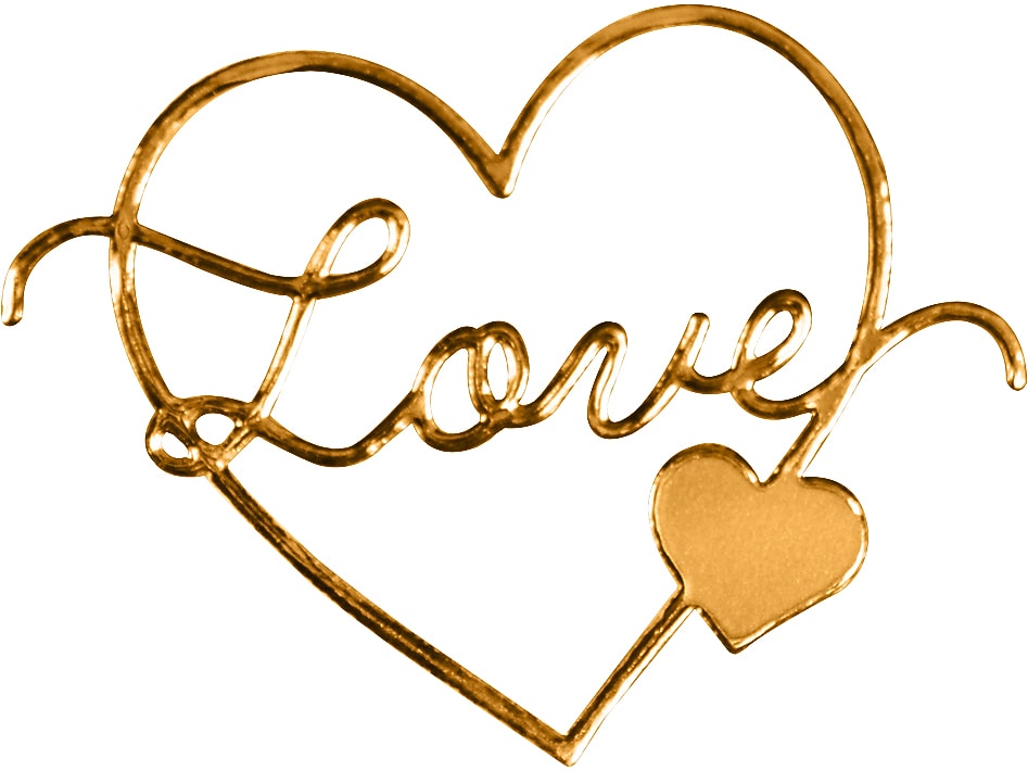 Great Papers! Delicate Touch Love Everyday Seals, Copper, 27 Per Pack (2019037)