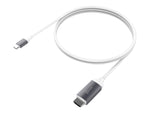 j5create 6' USB-C to HDMI Audio/Video Cable, Male to Male, Gray (JCC153G)